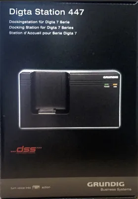 Immagine prodotto di Docking station 447 per sistema di dettatura Digta 7 nero