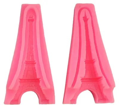 Productafbeelding van Cakevorm van fondant, siliconen-epoxyharsvorm, kaarsvorm, Eiffeltoren