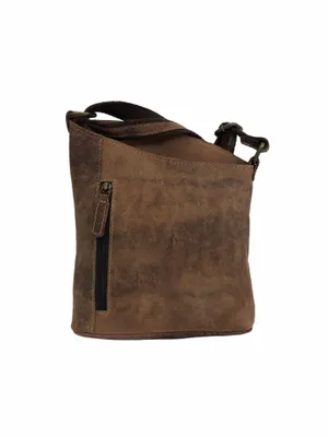 Produktbild von B1594 Bayern Bag Crossbody Umhängetasche Ledertasche Naturbraun