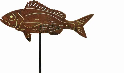 Produktbild von Edelrost Gartenstecker Fisch Rost, Gartendekoration
