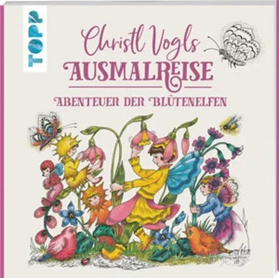 Obrázok produktu pre Christl Vogls Ausmalreise - Abenteuer der Blütenelfen