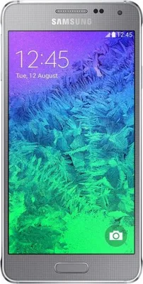 Produktbild von Samsung Galaxy Alpha Silver SM-G850F 32GB LTE Android Smartphone Ohne Simlock
