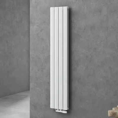 Image de doporro Radiateur pour Chauffage Central 160x31cm Radiateur à Eau Chaude Panneau Double Couches Vertical Blanc FV