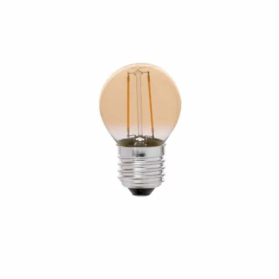 Obrázok produktu pre E27 G45 LED 2W žiarovka Amber 2200K