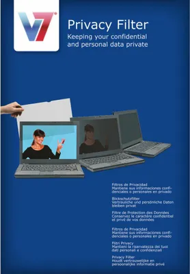 Produktbild von V7 PS21.5W9A2, 268.2 mm (10.56 "), 476.5 mm (18.76 "), 477 mm, 545.8 mm (21.49 "), Transparent