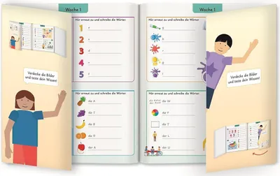 Produktbild von Deutsch für clevere Kids - 5 Wörter am Tag