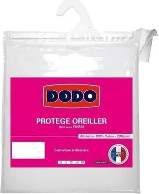 Produktbild von DODO Emma Kopfkissenschoner 60x60 cm, Weiß, Natürliche Faser, Waschbar bis 95°