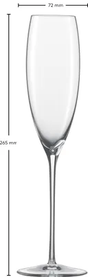 Obrázok produktu pre Zwiesel Vorteilset 6 kusov 2 poháre na šampanské Enoteca ručne vyrobené - vhodné do umývačky riadu - ručné umývanie 122194