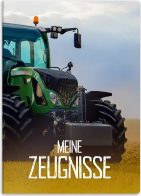 Obrázok produktu pre itenga priehľadná mape na vysvedčenia A4 z plastu s motívom traktora na poli