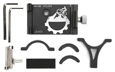 Produktbild von Aluminiumlegierung, Handyhalterung, Fahrrad, Mountainbike, Motorrad, schwarz