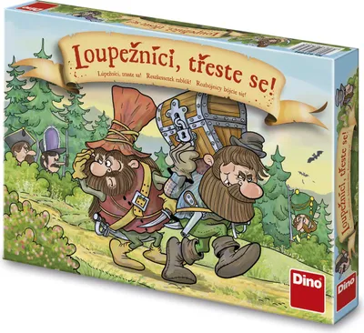 Produktbild von Räuber, zittert! Gesellschaftsspiel in einer Schachtel (33,5 x 23 x 3,5 cm)