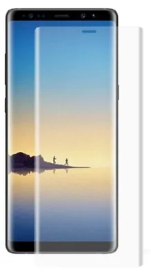 A screen protector is shown on a smartphone.