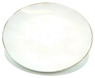 Produktbild von POSIWIO Deko - Teller Creme mit Braun rund Ø 40 cm - Kunststoff