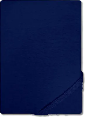 Produktbild von Setex REFIBRA Feinbiber Spannbettlaken dunkelblau 160 x 200 cm