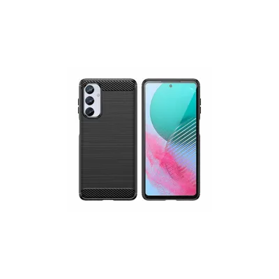 Immagine prodotto di Custodia flessibile con motivo al carbonio per Samsung Galaxy M54 Custodia al carbonio - Nero