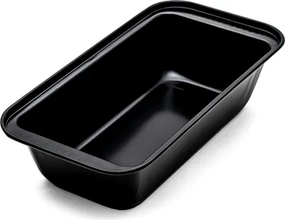 Produktbild von Intirilife Kastenform Brotform Kuchenform Kohlenstoffstahl in Schwarz - 750 gr Brot - 25.5 x 13 x 6 cm - Anti Haft Rechteckige Form für Kuchen Brot Hackbraten Ofenform Rührkuchen