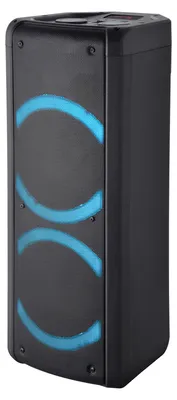 Productafbeelding van Reflexion PS09BT / Draadloze partyspeakermet radio, Bluetooth, USB-poort, Micro SD-kaartsleuf, AUX-ingang en ingebouwde batterij