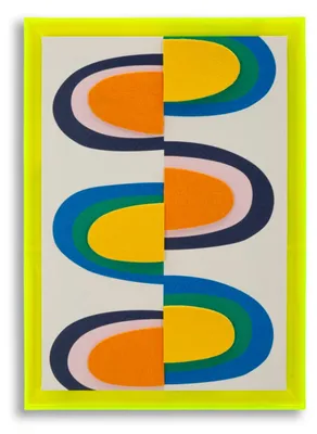 Obrázek produktu pro Mauro Ferretti – nástěnný obraz ve stylu pop artu s rámem, vícebarevný, 50 x 3,3 x 70 cm