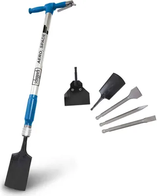 Produktbild von Scheppach Druckluft-Spaten Aero²Spade Drucklufthammer | 27 Joule |6,3 bar | Schnellwechselsystem | Druckluftmeissel | inkl. 5 Werkzeugaufsätze