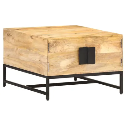 Produktbild von The Living Store Couchtisch 67x67x45 cm Mango Massivholz