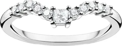 Produktbild von Thomas Sabo TR2398-051-14 Ring Damen Weiße Steine Zirkonia Sterlingsilber Gr. 52