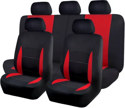 Produktbild von SB626 - Sitzbezug Set, für Fahrzeuge mit oder ohne Seitenairbag, Schwarz, Rot