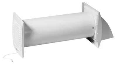 Dezentrale Lüftung mit Wärmerückgewinnung, 150 mm, weiß