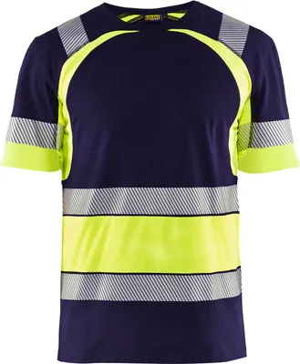 Produktbild von Blakläder High vis T-Shirt 3421 1030 in div. Farben, Farbe:schwarz/rot, Größe:M