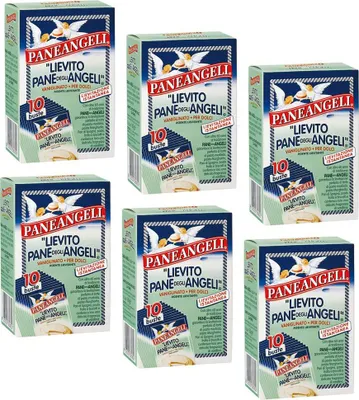 Produktbild von 60 Paneangeli Lievito Vanigliato Sauerteig Vanille hefe aus italien (6 x 10 Beutel)