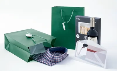 Productafbeelding van SIGEL GT500 5 SIGEL Geschenktaschen grün 26,0 x 33,0 cm