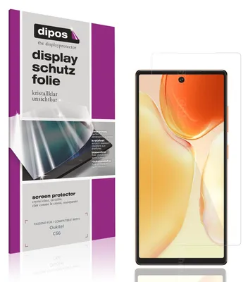 Produktbild von 4x Schutzfolie für Oukitel C66 klar Displayschutzfolie Folie Display Schutz dipos