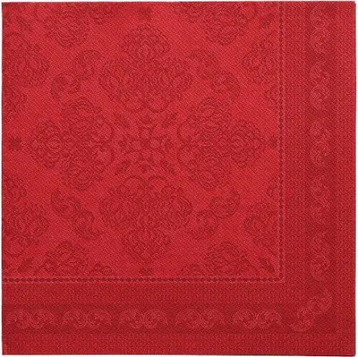 Produktbild von Servietten "ROYAL Collection" 1/4-Falz 40 cm x 40 cm bordeaux "Arabesque"