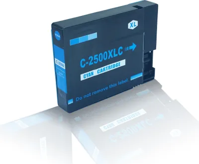 Produktbild von kompatible Tintenpatrone - Cyan - für Canon Maxify iB4000 Series iB4050 MB5000 Series MB5050 MB5300 Series MB5350 PGI2500CXL PGI-2500C PGI2500C PGI-2500XL - Eco Office Serie
