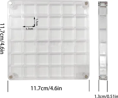 Produktbild von INF Starke magnetische doppelseitige Muschelprobenbox