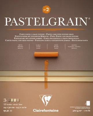 Immagine prodotto di Blocco Clairefontaine PastelGrain n°2 24x30 cm 12 Blatt, 360g 976061C