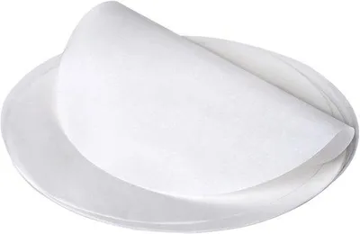 Produktbild von Rundes Backpapier, 20 cm Durchmesser, für Hamburgers, Kuchen, Ofen, Airfryer, Dampfgarbe, 100 Blatt