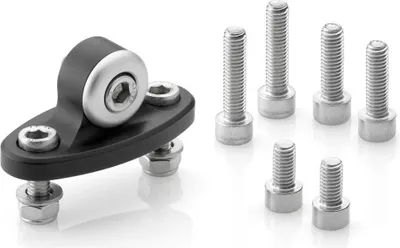Produktbild von Rizoma Bs721 Rückspiegeladapter Schwarz  Schwarz One Size