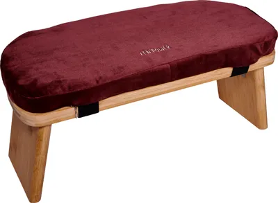 Produktbild von Zen Power Yoga Bench - rot- klappbare Yoga Bank aus Holz