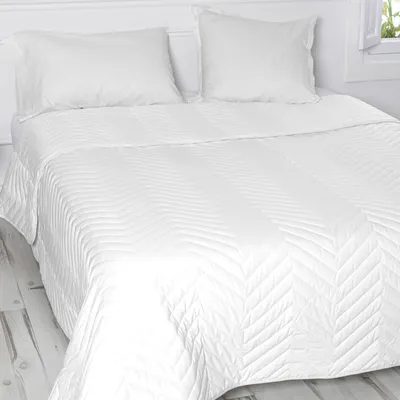 Image de Couette HappyFriday BASIC Blanc Matelas simple 180 x 260 cm 33 x 16 x 43 cm