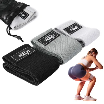 Produktbild von Set mit 3 Widerstandsbändern – Für Fitness- und Krafttraining