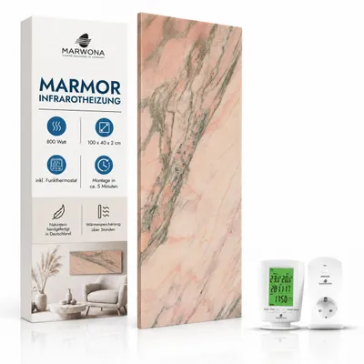Produktbild von Marwona Estremoz Infrarotheizung 800 W mit Funkthermostat – Germany