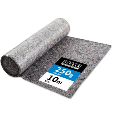 Produktbild von Malervlies – Abdeckvlies 250 g/m² mit Anti-Rutsch PE-Film für Malerarbeiten & Umzüge 10 mtr.