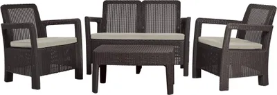 Produktbild von Gartengarnitur KETER TARIFA Lounge Garnitur - Braun