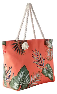 Produktbild von DonDon Große Strandtasche Shopper mit Reißverschluss