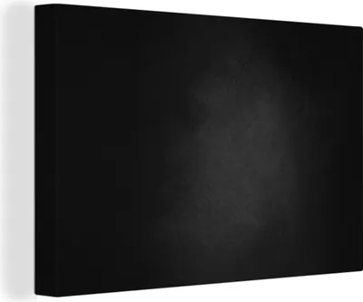 Produktbild von MuchoWow® - Leinwandbilder - Beton - Schwarz - Grau - Strukturiert - Industriell, Wandbild, Wanddeko Bilder Wohnzimmer, 60x40 cm