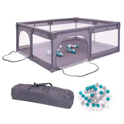 Produktbild von BabyGo Laufstall Playpark, grau