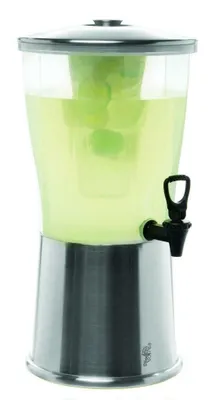 Produktbild von Getränkespender Kaltgetränkedispenser BPA-frei 11,4L Edelstahl mit Infuserrohr/Aromabehälter + Zapfhahn
