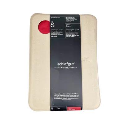 Produktbild von Schlafgut Pure Spannbettlaken 90x190 - 100x220cm Red Deep Spannbetttuch Baumwollgemisch