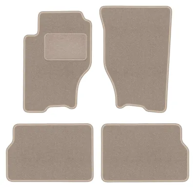 Immagine prodotto di Tappetini in moquette per Kia Sorento I 2003-2009 (SUV) – set 4 pezzi, beige, su misura – Wielganizator LUX