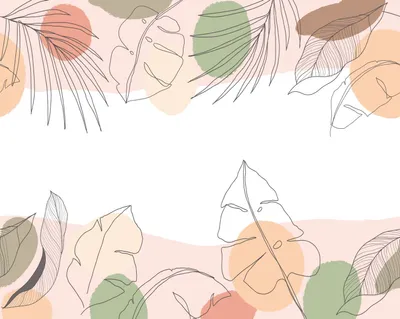 Produktbild von Sanders & Sanders Fototapete Blätter Rosa, Grün und Beige 375 x 270 cm